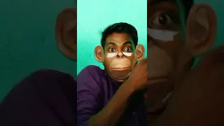 Monkey face filter instagram 🐵🙈 | Monkey face filter | new Video 2021 #funnyface #ytshort #shorts