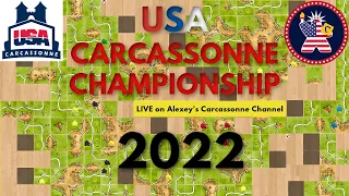 USA Carcassonne Championship Finals 2022 LIVE