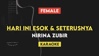 Hari ini Esok dan Seterusnya - Nirina Zubir | Ost.My Heart (Karaoke Akustik)