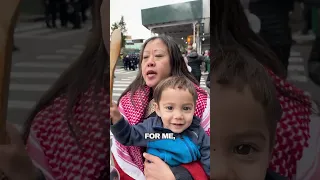 Palestine Supporters Celebrate Israel Attack in New York City