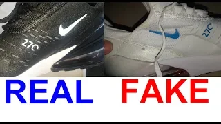 Real vs Fake Nike Airmax 270. How to spot fake Nike Airmax sneakers.