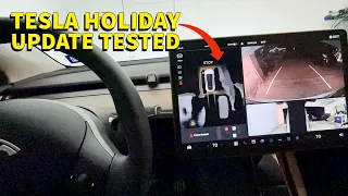 Tesla Model Y Holiday Update 2023 - All new features tested