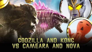 Godzilla and Kong vs Cameara (Ultraman) and Nova( leo)
