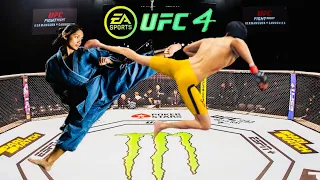 PS5 | Bruce Lee vs. Taekwondo Chun (EA Sports UFC 4) 🥊