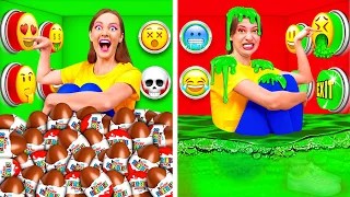 1000 Gizemli Düğme Mücadelesi Sadece 1 Tanesi Kaçmana Izin Veriyor |Şaka Savaşları Fun Fun Challenge