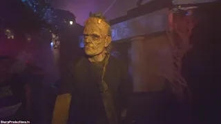 Frankenstein Meets the Wolf Man maze at Halloween Horror Nights Universal Studios Hollywood