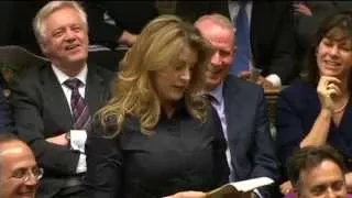 Penny Mordaunt gives the ‘Loyal Address’ following the Queen’s Speech