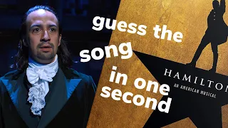 Guess the Hamilton Song [One Second]