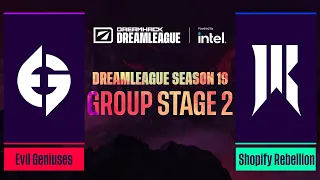 Dota2 - Evil Geniuses vs Shopify Rebellion - Game 3 - DreamLeague Season 19 - Group Stage 2