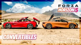 Forza Horizon 5 - CONVERTIBLES! How They Work, What Cars, and More!