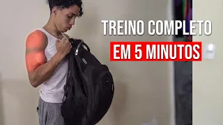 [FAÇA JUNTO] BÍCEPS MAIORES COM APENAS UMA MOCHILA