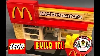 The WORLD FAMOUS LEGO MCDONALDS with TONS of DETAILS!