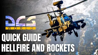 AH-64D Apache | How to use Hellfire Missile and Rockets | DCS World Tutorial