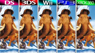 Ice Age Continental Drift (2012) DS vs 3DS vs Wii vs PS3 vs XBOX 360 (Graphics Comparison)