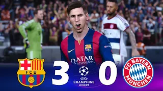 Recreación Barcelona 3-0 Bayern Múnich - Uefa Champions League 2015
