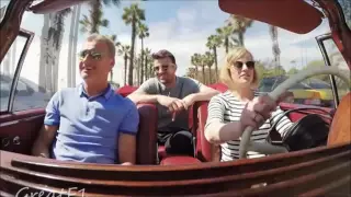 Susie Wolff takes David Coulthard and Steve Jones for a ride in Barcelona. Spanish GP 2016