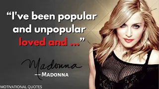 Madonna Inspiring Quotes | Madonna Collection | Motivational Quotes #47