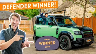 Train Cleaner Wins 75th Anniversary Edition Land Rover Urban Defender 90 Worth £110K | BOTB Winner