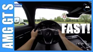 POV Mercedes AMG GT S FAST! OnBoard Acceleration LAUNCH CONTROL