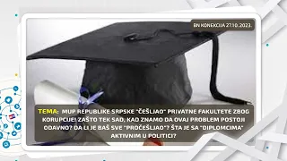 MUP RS "ČEŠLJAO" PRIVATNE FAKULTETE ZBOG KORUPCIJE! DA LI JE BAŠ SVE "PROČEŠLJAO"? || BN KONEKCIJA