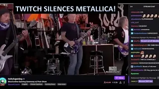 TWITCH play copyright free music over METALLICA'S live Blizzcon show to avoid DMCA! FOOTAGE INC!