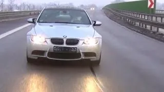 BMW M3 E92 - Drive on Autobahn + City - GoPro Hero 3 Black Edition - Acceleration - Autostrada