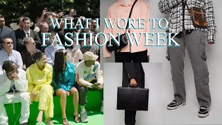 What I wore to FASHION WEEK (Louis Vuitton, Dior, Balenciaga) TikTok trend