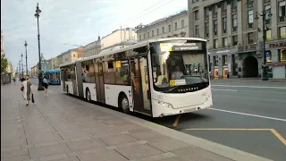 автобус "VolgaBus" маршрутом №27 "ул. Белорусская - Театральная площадь"