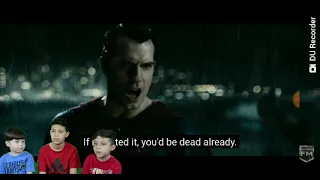 Reaction to Batman VS Superman fight scene