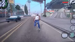 GTA San Andreas on Nexus 5 & 10 and Kindle Fire HDX 7 via Miracast on FULL HD TV