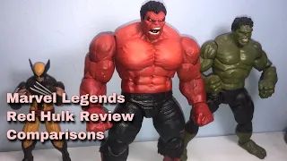 Marvel Legends Red Hulk Review & Comparisons