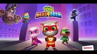 Talking Tom Hero Dash Walkthrough Gameplay Part 1 - Super Tom (iOS, Android Games)