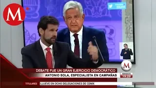 Antonio Sola opina del tercer debate presidencial 2018