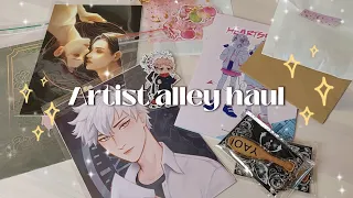 Artist alley haul 2024 🎨 prints, stickers, autographs + more 🎨