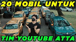 20 MOBIL UNTUK tim youtube atta