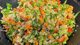 How to make vegetable Quinoa.