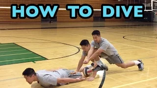 How to DIVE for a Volleyball - Volleyball Defense Tutorial