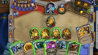 Hearthstone Ranked game Priest vs Mage