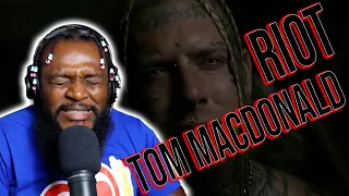 WHY DID YOU CAUSE THIS RIOT TOM????  🤯😯 - Tom MacDonald - "Riot"(REACTION)