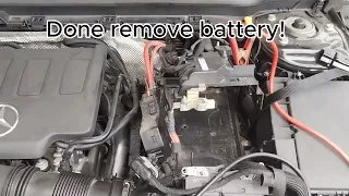 Mercedes A Class A250 W177 Battery Replacement (BANNER AGM DIN80)