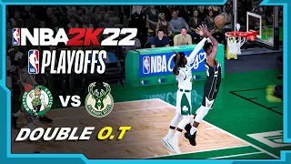 CELTICS VS BUCKS | NBA 2K22 FULL GAMEPLAY | REALISTIC MOD