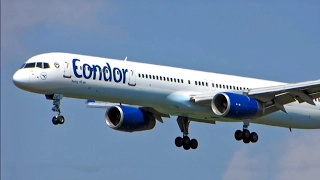 Condor Boeing 757-300 [D-ABOE] Landing @ Berlin-Schönefeld 04.05.2013