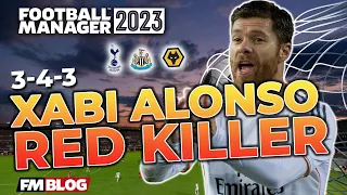 3-4-3 Xabi Alonso Red Killer | Tactics Talk | FM23