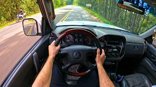 Mitsubishi Pajero Full (3.2) GLS 2002 / POV Test drive 4K (No narration)