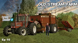 BIG BALE HAY - OLD SCHOOL FARMING - FS22