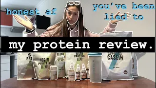 *HONEST* MYPROTEIN / MYVEGAN REVIEW