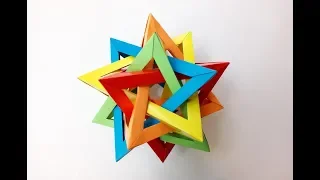 Пять тетраэдров оригами (Thomas Hull), Five Origami tetrahedrons