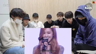 Bts reaction to BLACKPINK ROSE: DOCUMENTARY film