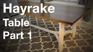 Barnsley Hayrake Table - Part 1 - Starting the Base