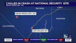 Crash kills 2 at Nevada National Security Site